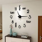 Hermoso reloj adhesivo para interiores